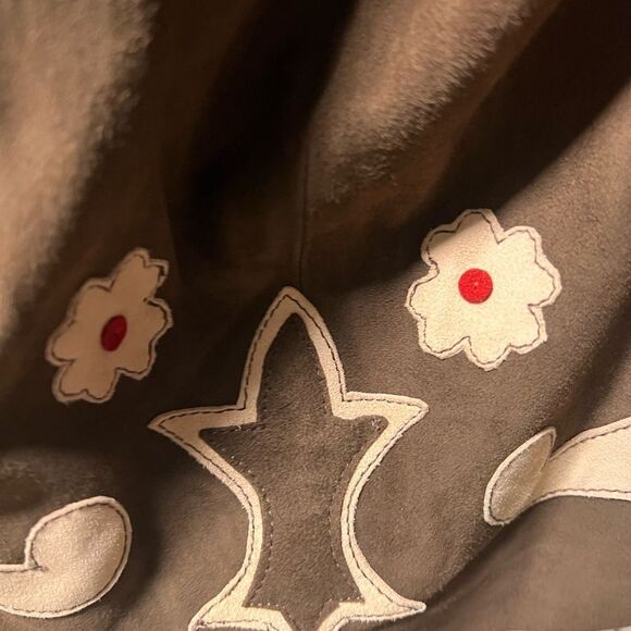 Free People Sienna Suede Mini Dress in Brunette Combo NWOT - Picture 8 of 8